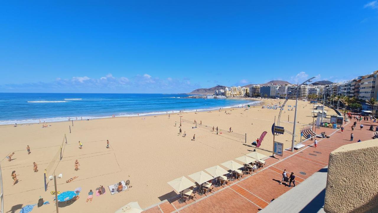 Апартаменты Salema Beach, Primera Linea En Playa De Las Canteras Лас-Пальмас-де-Гран-Канария Экстерьер фото